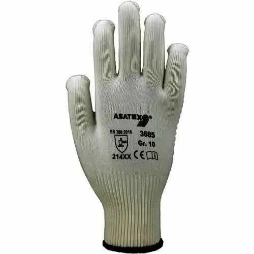 Handschuhe Gr.10 rot EN 388 PSA II Baumw olle (innen)/Polyamid (außen) ASATEX