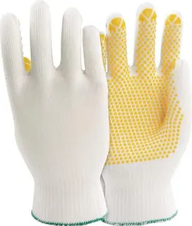 Handschuhe PolyTRIXN 912 Gr.9 weiß/gelb EN 388 PSA II – Bild 2