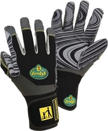 Vibrationsschutzhandschuhe Schock Absorb er Gr.XL schwarz/grau Elastan/EVA