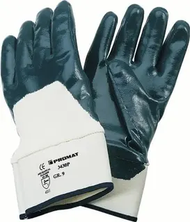 Handschuhe Neckar Gr.9 blau Nitrilteilbe schichtung EN 388 PSA II PROMAT