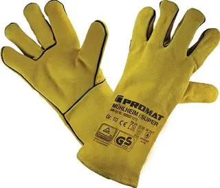 Schweißerhandschuhe Mühlheim I Super Gr. 10 gelb EN 388/407/12477 6PA