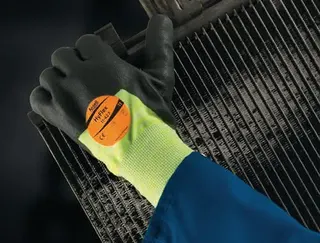 Handschuhe HyFlex® 11-427 Gr.10 grau/hel lgelb EN 388,EN 407