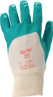 Handschuhe ActivArmr® 47-200 Gr.10 grün Interlock-Baumwolle m.Nitril