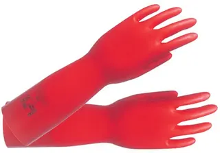 Chemiehandschuh AlphaTec Sol-Vex 37-900 Gr.9 rot EN 388,EN 374,ISO 9001 – Bild 2