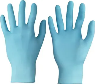 Einw.-Handsch.TouchNTuff 92-670 Gr.7,5-8 hellblau Nitril 100 St./Box