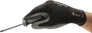 Handschuhe HyFlex 11-601 Gr.7 schwarz/gr au EN 388 PSA II Nyl.m.PU ANSELL