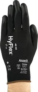 Handschuhe HyFlex® 48-101 Gr.9 schwarz E N 388 PSA II Nyl.m.PU ANSELL