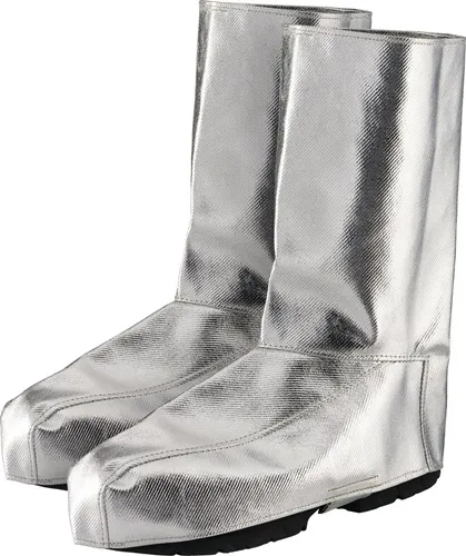 Hitzeschutzgamaschen m.Klettverschluss L .ca.36cm silber JUTEC