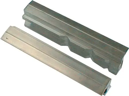 Schraubstockschutzbacke 47/5 P f.Backen-B.180mm Prismen Alu.HAARHAUS