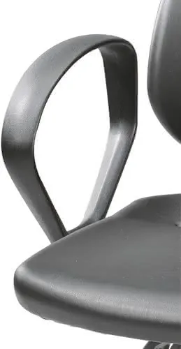 Armlehne Unitec f.Arbeitsdrehstuhl Ser.Promat,Unitec verstellb.schwarz