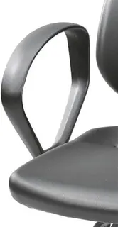 Armlehne Unitec f.Arbeitsdrehstuhl Ser.Promat,Unitec verstellb.schwarz