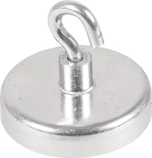 Kraftmagnet D.36mm verzinkt,m.Hak.5St./Karton – Bild 2