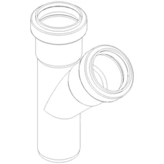 PO Abzweig POLO-KAL NG DN 40/40/45Grad – Bild 2