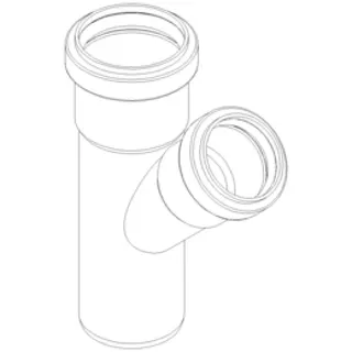 PO Abzweig POLO-KAL NG DN 50/40/45Grad – Bild 2