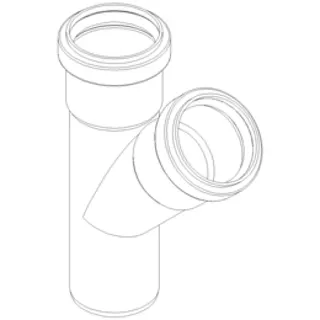 PO Abzweig POLO-KAL NG DN 50/50/45Grad – Bild 2