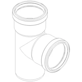 PO Abzweig POLO-KAL NG DN 75/75/87Grad – Bild 2