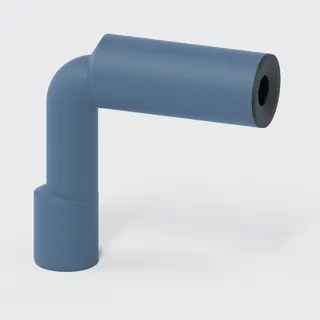 PO Siphonbogen lang POLO-KAL DN 40-50/32 (1 1/4")
