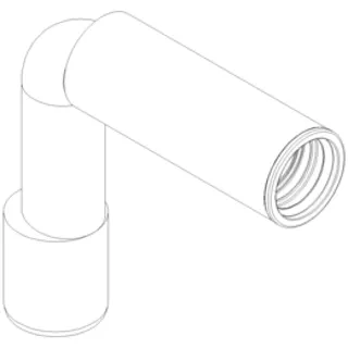 PO Siphonbogen lang POLO-KAL DN 40-50/40 (1 1/2") – Bild 2