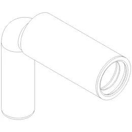 PO Siphonbogen lang POLO-KAL DN 50/50 (2") – Bild 2