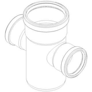 PO Doppelabzweig POLO-KAL NG DN 110/75/87Grad – Bild 2