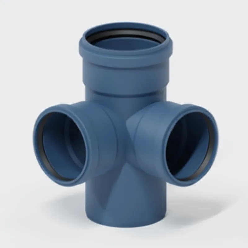 PO Eckdoppelabzweig POLO-KAL NG DN 125/110/110/87Grad