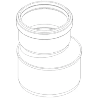 PO Übergangsrohr POLO-KAL NG DN 160/125 – Bild 2