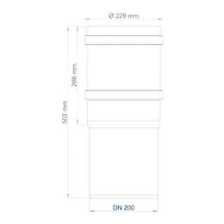PO Langmuffe POLO-KAL NG DN 200 – Bild 3