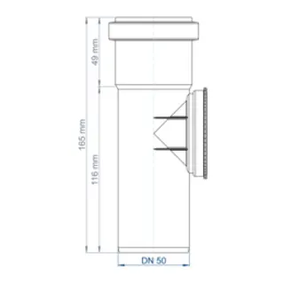 PO Reinigungsrohr POLO-KAL NG DN 50 – Bild 3