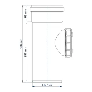PO Reinigungsrohr POLO-KAL NG DN 125 – Bild 3