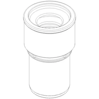 PO Siphon-Anschlussstück POLO-KAL DN 40/32 (1 1/4") – Bild 2