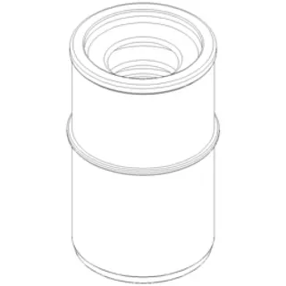 PO Siphon-Anschlussstück POLO-KAL DN 50/32 (1 1/4") – Bild 2