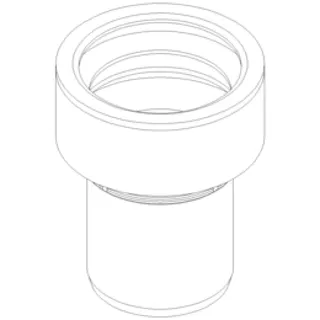 PO Siphon-Anschlussstück POLO-KAL DN 50/50 (2") – Bild 2