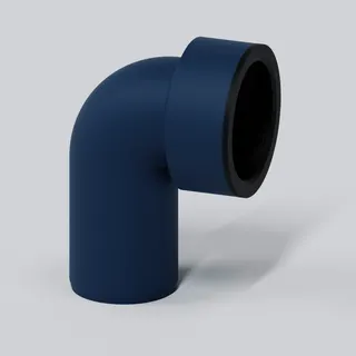 PO Siphon-Anschlussknie POLO-KAL DN 50/50 (2")