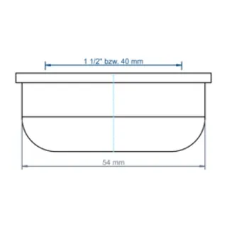 PO Steckdichtung POLO-KAL 1 1/2", Alt Da 54mm – Bild 3