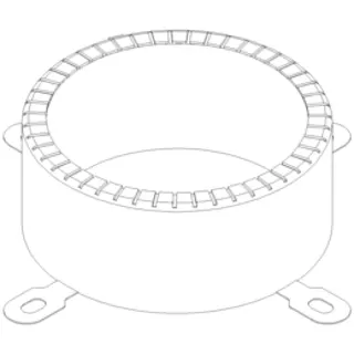 PO BSM-Set RS10/60 POLO-BSM Einbau ü.schräges Rohr DN75 od.Muffe DN90 – Bild 3