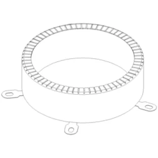 PO BSM-Set RS10/60 POLO-BSM Einbau ü.schräges Rohr DN125 od.Muffe DN125 – Bild 3