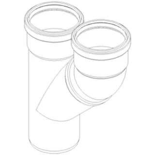 PO Parallelabzweig POLO-KAL NG DN 90/90 – Bild 2