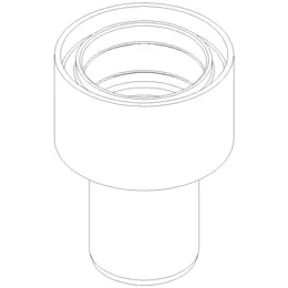 PO Übergang von Muffe auf Spitzende anderer Werkst.POLO-KAL DN 50/58-67mm – Bild 2