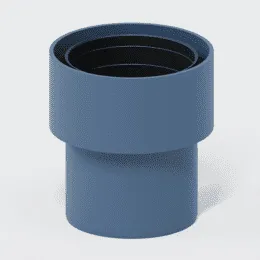 PO Übergang von Muffe auf Spitzende anderer Werkst.POLO-KAL DN 110/110-116mm