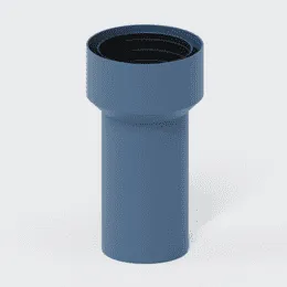 PO Übergang von Muffe auf Spitzende anderer Werkst.POLO-KAL DN 125/135-142mm