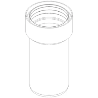 PO Übergang von Muffe auf Spitzende anderer Werkst.POLO-KAL DN 160/160-172mm – Bild 2