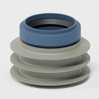 PO Übergang von Spitzende auf Muffe anderer Werkst.POLO-KAL DN 50/75-83mm