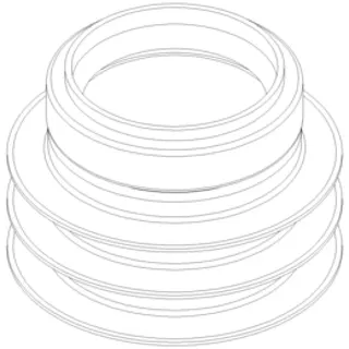 PO Übergang von Spitzende auf Muffe anderer Werkst.POLO-KAL DN 50/75-83mm – Bild 2