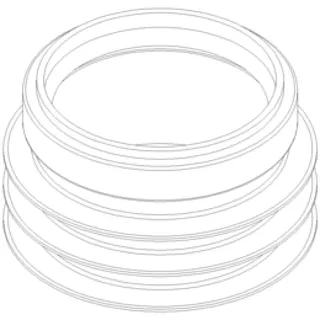 PO Übergang von Spitzende auf Muffe anderer Werkst.POLO-KAL DN 75/96-104mm – Bild 2