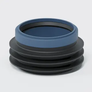 PO Übergang von Spitzende auf Muffe anderer Werkst.POLO-KAL DN 110/129-138mm