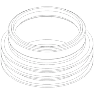 PO Übergang von Spitzende auf Muffe anderer Werkst.POLO-KAL DN 110/129-138mm – Bild 2