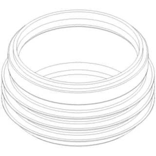 PO Übergang von Spitzende auf Muffe anderer Werkst.POLO-KAL DN 160/182-189mm – Bild 2