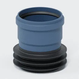 PO Übergang von Spitzende auf Muffe anderer Werkst.POLO-KAL DN 110/120-131mm