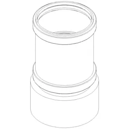 PO Übergang von Spitzende auf Spitzende anderer Werkst.POLO-KAL DN 110/110-116mm – Bild 2