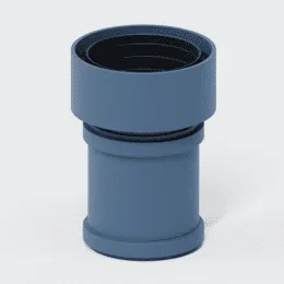 PO Übergang von Spitzende auf Spitzende anderer Werkst.POLO-KAL DN 125/135-142mm